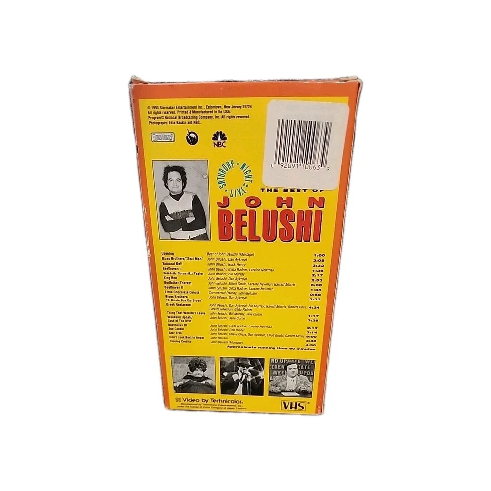 Saturday Night Live: Best of‎ John Belushi (VHS 1993) Comedy. Used